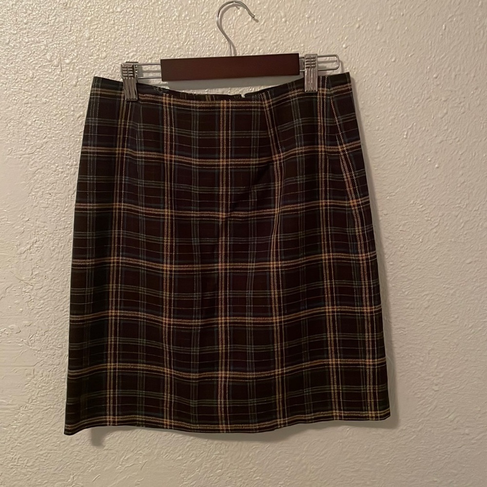 Friend inspired plaid skirt